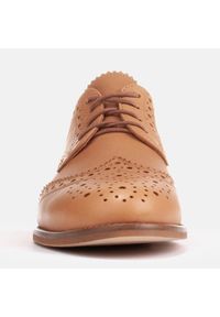 Marco Shoes Półbuty z ozdobną perforacją brązowe. Kolor: brązowy #9