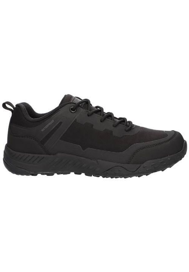 Buty do chodzenia męskie Magnum Ultima 3.0 Wp. Kolor: czarny. Materiał: materiał, syntetyk, skóra. Szerokość cholewki: normalna. Sport: turystyka piesza