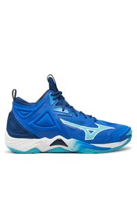 Buty halowe Mizuno. Kolor: niebieski. Model: Mizuno Wave #1