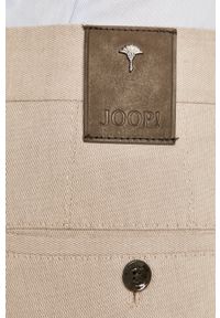 JOOP! - Joop! - Spodnie. Kolor: beżowy. Materiał: tkanina, bawełna, elastan. Wzór: gładki #3