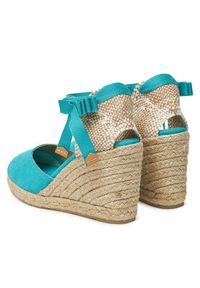 Castañer Espadryle Carina/8/002 021642 Turkusowy. Kolor: turkusowy. Materiał: materiał #4