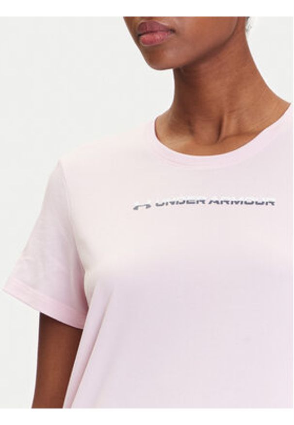 Under Armour Koszulka techniczna Tech Pth Graphic SSC 1389726 Różowy Regular Fit. Kolor: różowy. Materiał: syntetyk