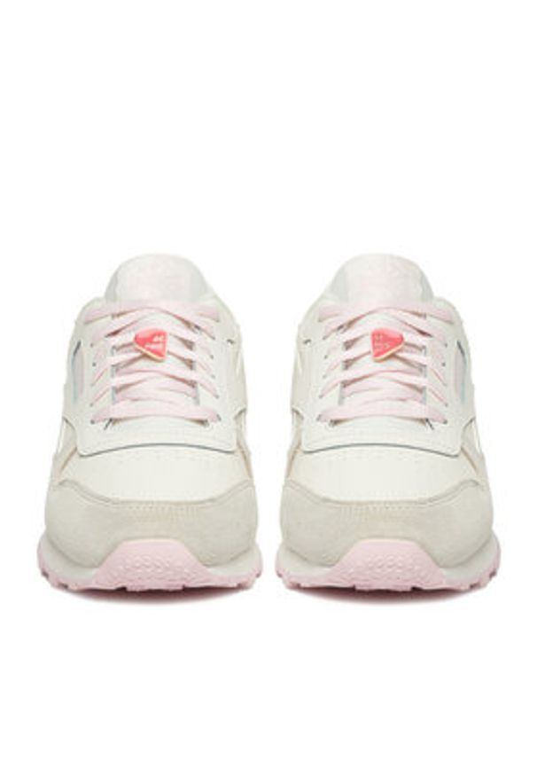 Reebok Sneakersy EO-CLASSIC LEATHER 100224475 Écru. Materiał: skóra. Model: Reebok Classic