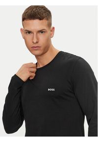 BOSS - Boss Komplet 3 longsleeve 50492321 Czarny Regular Fit. Kolor: czarny. Materiał: bawełna. Długość rękawa: długi rękaw #4