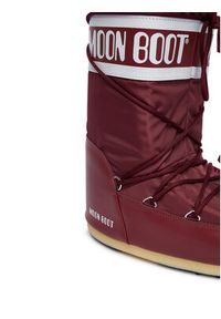 Moon Boot Śniegowce Mb Icon Nylon 80D1400440 D Bordowy. Kolor: czerwony. Materiał: skóra #6
