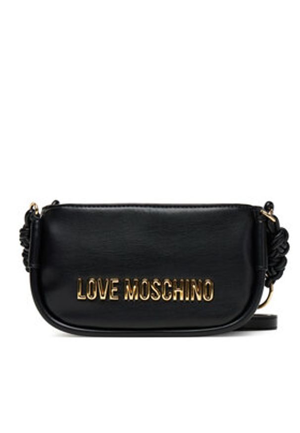 Love Moschino - LOVE MOSCHINO Torebka JC4235PP0MKL0000 Czarny. Kolor: czarny. Materiał: skórzane