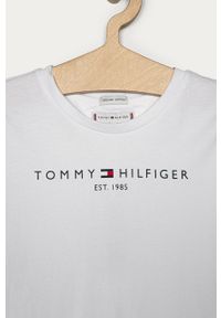 TOMMY HILFIGER - Tommy Hilfiger - T-shirt dziecięcy 74-176 cm. Okazja: na co dzień. Kolor: biały. Materiał: bawełna, dzianina. Wzór: nadruk. Styl: casual #2