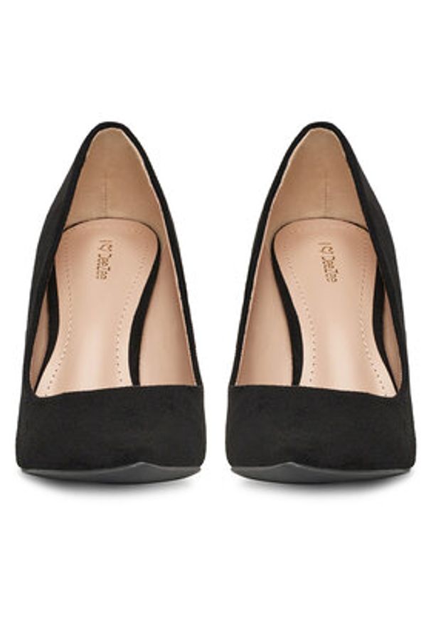 DeeZee Czółenka LB9901-BLACK SU Czarny. Kolor: czarny. Materiał: materiał