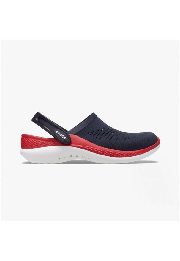 Klapki sandały chodaki damskie Crocs Literide 360 Clog. Kolor: czerwony, niebieski, wielokolorowy, biały. Sport: pływanie, fitness