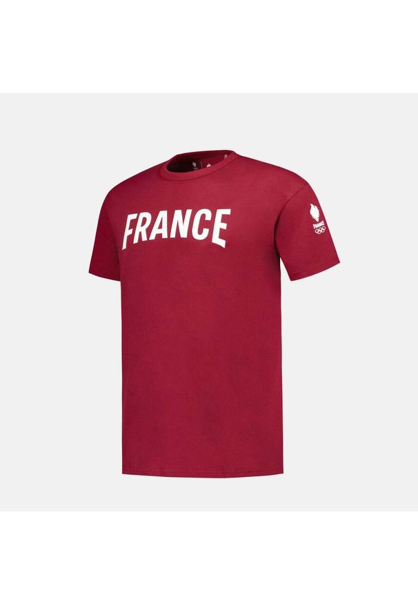 Koszulka Le Coq Sportif Paris 2024 N° 2. Kolor: wielokolorowy, czerwony, brązowy. Materiał: bawełna