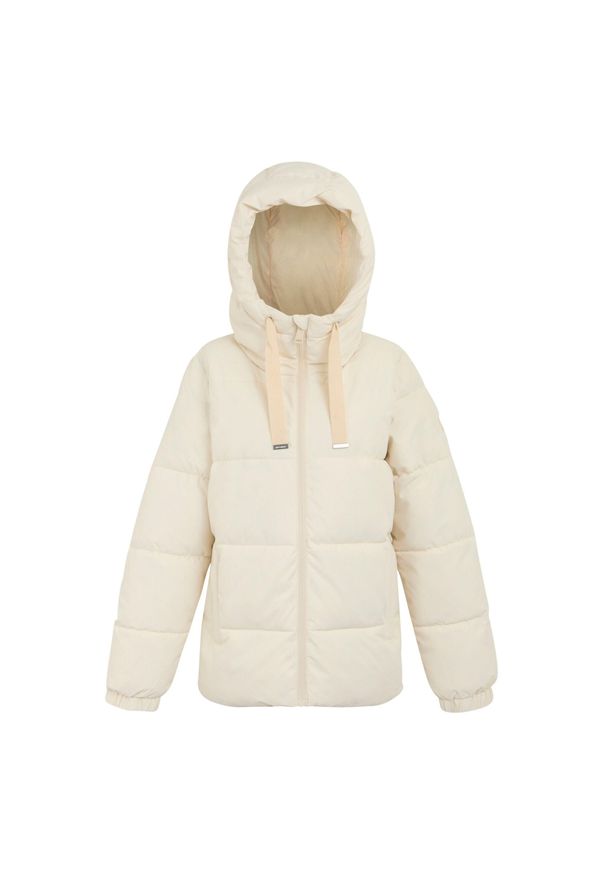 Regatta - Pikowana Kurtka Damska Arilie. Kolor: beżowy, wielokolorowy, zielony. Sport: turystyka piesza