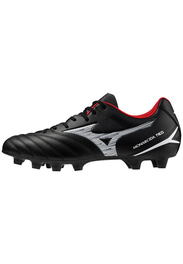 Buty piłkarskie Mizuno Monarcida Neo III Select MD. Kolor: czarny, biały, wielokolorowy. Sport: piłka nożna