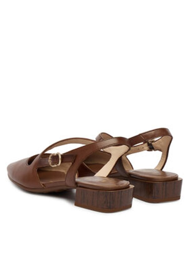 Hispanitas Czółenka HV264773 C001 Brązowy. Kolor: brązowy. Materiał: skóra