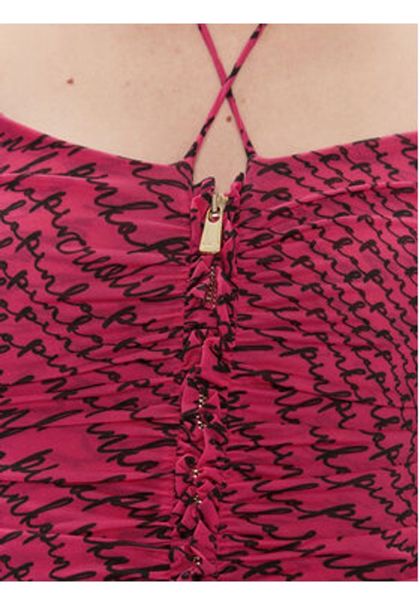 Pinko Body Birba 102221 A1A0 Różowy Slim Fit. Kolor: różowy. Materiał: syntetyk