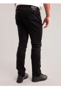 Big-Star - Jeansy męskie dopasowane czarne Terry 915. Okazja: na co dzień. Stan: obniżony. Kolor: czarny. Styl: casual #3