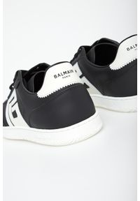 Balmain - Sneakersy męskie skórzane BALMAIN. Materiał: skóra #4