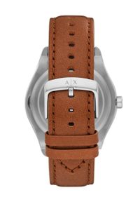 Armani Exchange - Zegarek AX2808. Kolor: brązowy. Materiał: materiał, skóra