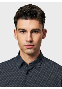 Pako Lorente - PAKO LORENTE – Koszula męska we wzór geometryczny. Materiał: elastan, nylon. Długość rękawa: długi rękaw. Długość: długie. Wzór: geometria. Sezon: wiosna #3