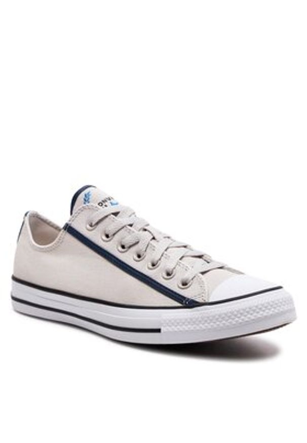 Converse Trampki Chuck Taylor All Star Ox A06576C Szary. Kolor: szary. Materiał: materiał