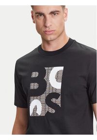 BOSS T-Shirt H-Thompson 655 50543901 Czarny Regular Fit. Kolor: czarny. Materiał: bawełna #4