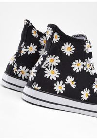 bonprix - Wysokie sneakersy. Kolor: czarny. Wzór: aplikacja #3