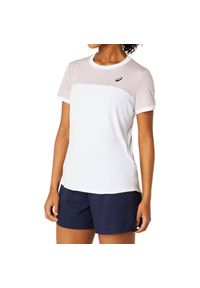 Damski jersey Asics Court. Kolor: różowy. Materiał: jersey. Sport: tenis #1