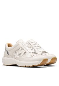 Clarks Sneakersy Tivoli Walk 26181361 Biały. Kolor: biały. Materiał: skóra #6