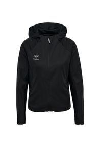 Damska bluza dresowa z kapturem Hummel Cima 2.0. Typ kołnierza: kaptur. Kolor: czarny. Materiał: dresówka