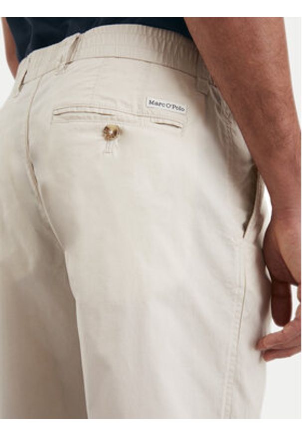 Marc O'Polo Spodnie materiałowe 522 0831 10144 Beżowy Slim Fit. Kolor: beżowy. Materiał: bawełna