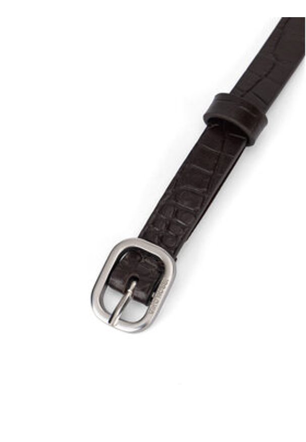 Gino Rossi Pasek BLYL23006 Brązowy. Kolor: brązowy. Materiał: skóra