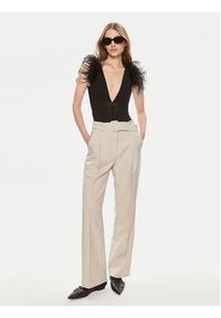 Vero Moda Spodnie materiałowe Nancy 10304626 Beżowy Straight Fit. Kolor: beżowy. Materiał: syntetyk #3