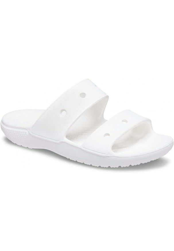 Japonki Crocs Classic, Dla obu płci. Kolor: biały. Materiał: syntetyk, materiał. Styl: sportowy