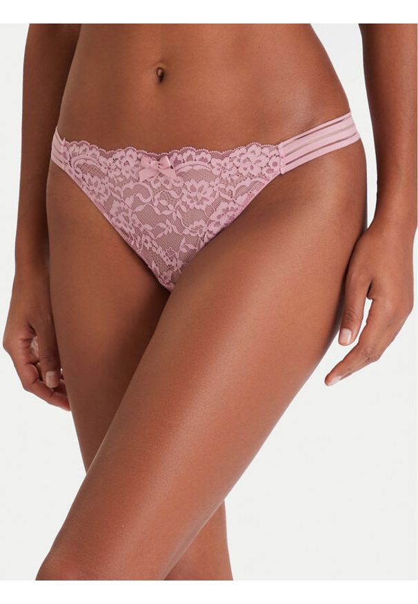 Hunkemöller Komplet 5 par stringów 302722 Kolorowy. Materiał: syntetyk. Wzór: kolorowy