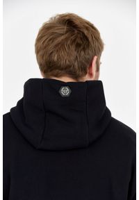 Philipp Plein - PHILIPP PLEIN Czarna bluza męska z kapturem x-ray skull, Rozmiar XXL. Typ kołnierza: kaptur. Kolor: czarny #3