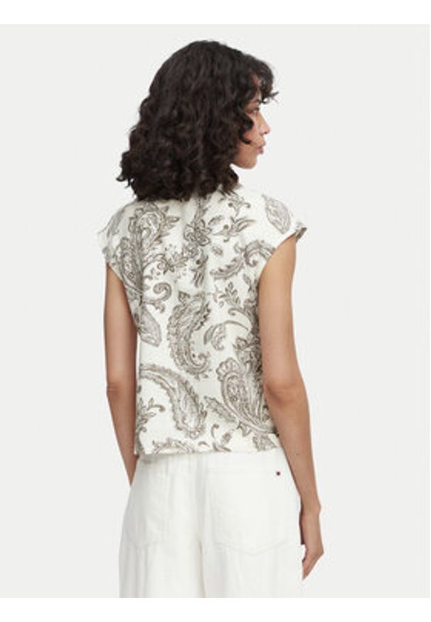 only - ONLY Koszula Misa Leya 15373649 Kremowy Regular Fit. Kolor: kremowy. Materiał: wiskoza