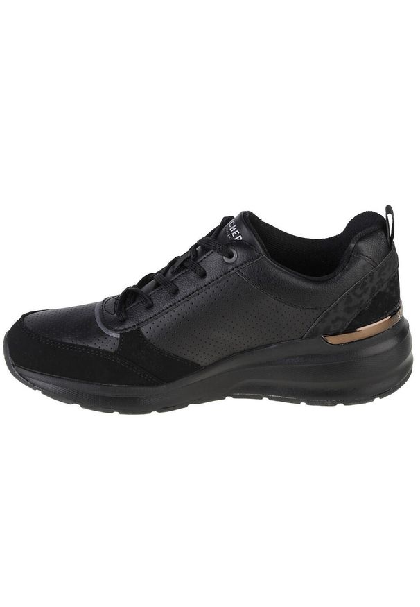 skechers - Buty do chodzenia damskie Skechers Billion Subtle Spots. Zapięcie: sznurówki. Kolor: czarny. Materiał: materiał, syntetyk. Szerokość cholewki: normalna. Sport: turystyka piesza