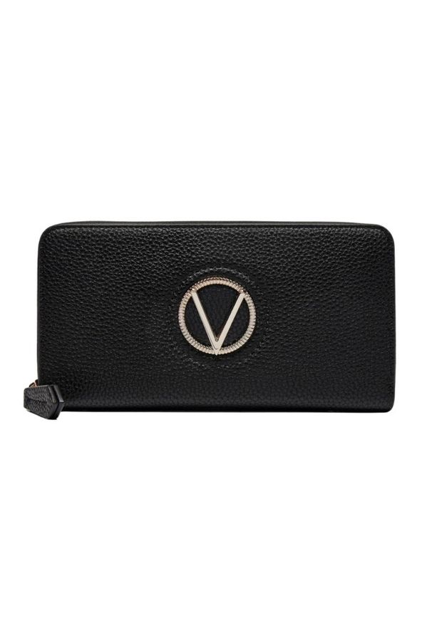 Valentino by Mario Valentino - VALENTINO Czarny portfel Katong. Kolor: czarny