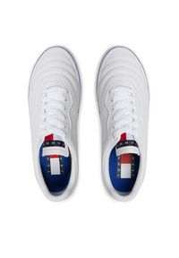 Tommy Jeans Tenisówki Leather Soccer Vulc EM0EM01026 Biały. Kolor: biały. Materiał: skóra #7