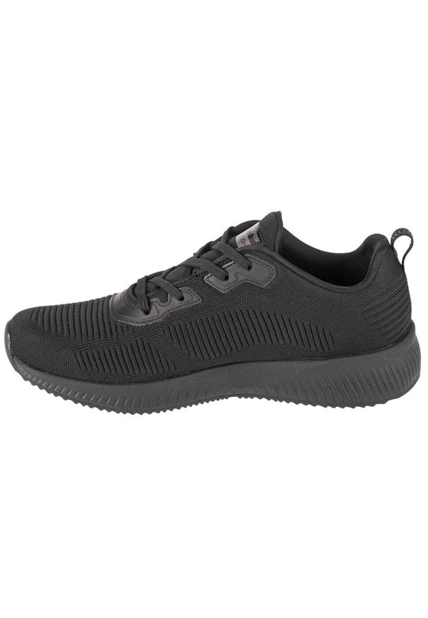 skechers - Adidasy Skechers Squad, Mężczyźni. Kolor: czarny. Materiał: guma, materiał, tkanina, syntetyk