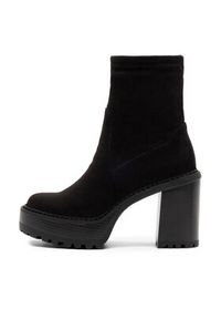 Nine West Botki SHAYLA 13151VM Czarny. Kolor: czarny. Materiał: materiał #5