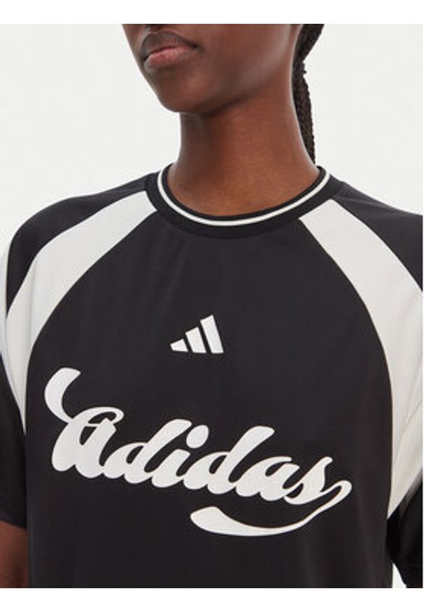 Adidas - adidas T-Shirt House Of Tiro JY7623 Czarny Regular Fit. Kolor: czarny. Materiał: syntetyk