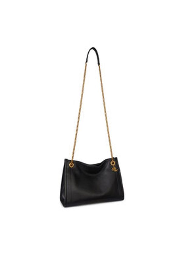 Lauren Ralph Lauren - LAUREN RALPH LAUREN Torebka Brdly Md 431980173002 Czarny. Kolor: czarny. Materiał: skórzane