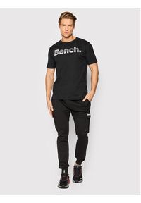 Bench T-Shirt Leandro 118985 Czarny Regular Fit. Kolor: czarny. Materiał: bawełna