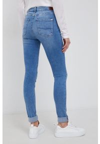 Pepe Jeans Jeansy Regent damskie high waist. Stan: podwyższony. Kolor: niebieski