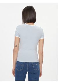 Tommy Jeans T-Shirt Signature DW0DW17377 Błękitny Slim Fit. Kolor: niebieski. Materiał: bawełna #4