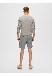 Selected Homme Szorty materiałowe Slhregular-Brody 16087638 Szary Regular Fit. Kolor: szary. Materiał: bawełna