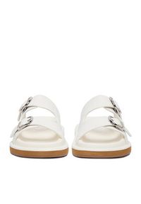 Guess Jeans Klapki EO-R26SS03458 Biały. Kolor: biały. Materiał: skóra #4