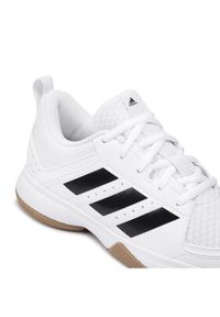 Adidas - adidas Buty Ligra 7 Kids FZ4680 Biały. Kolor: biały. Materiał: materiał