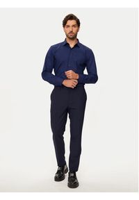 Hugo Koszula C-Jenno 50289499 Granatowy Slim Fit. Kolor: niebieski. Materiał: bawełna #4