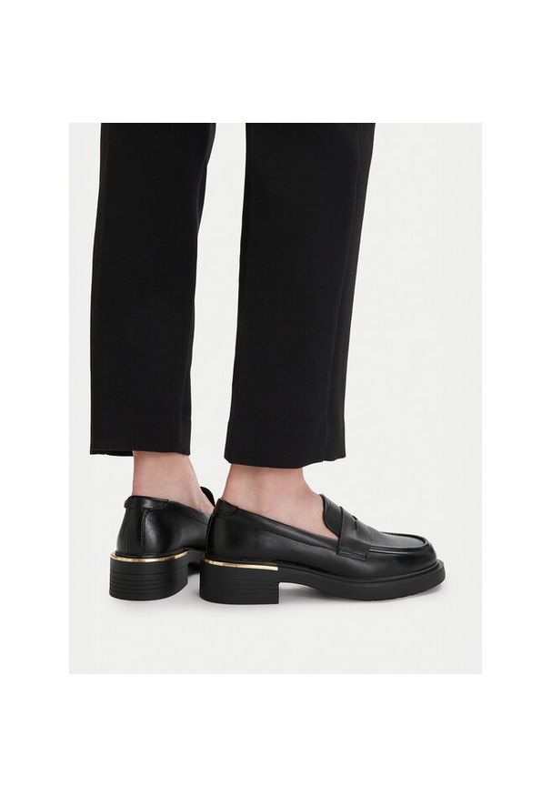 Jenny - Loafersy JENNY. Kolor: czarny